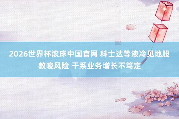 2026世界杯滚球中国官网 科士达等液冷见地股教唆风险 干系业务增长不笃定